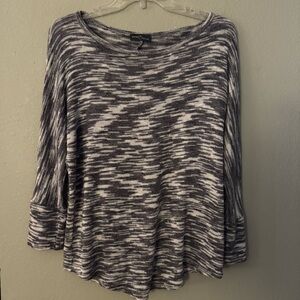 Market & Spruce Stitch Fix Gray Space Dye Sweater Women’s Medium